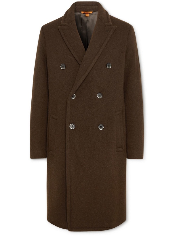 Photo: Barena - Double-Breasted Wool-Blend Coat - Brown