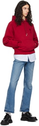 AMI Paris Red Ami de Cœur Hoodie