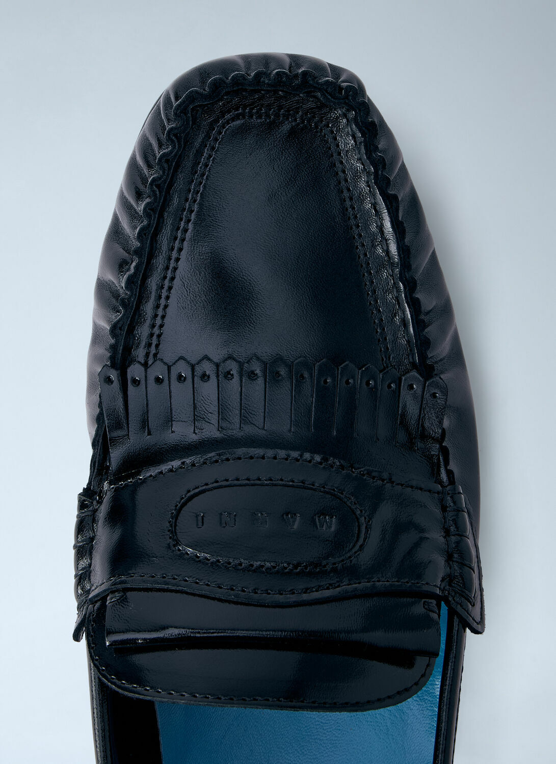 Marni Leather Penny Loafers