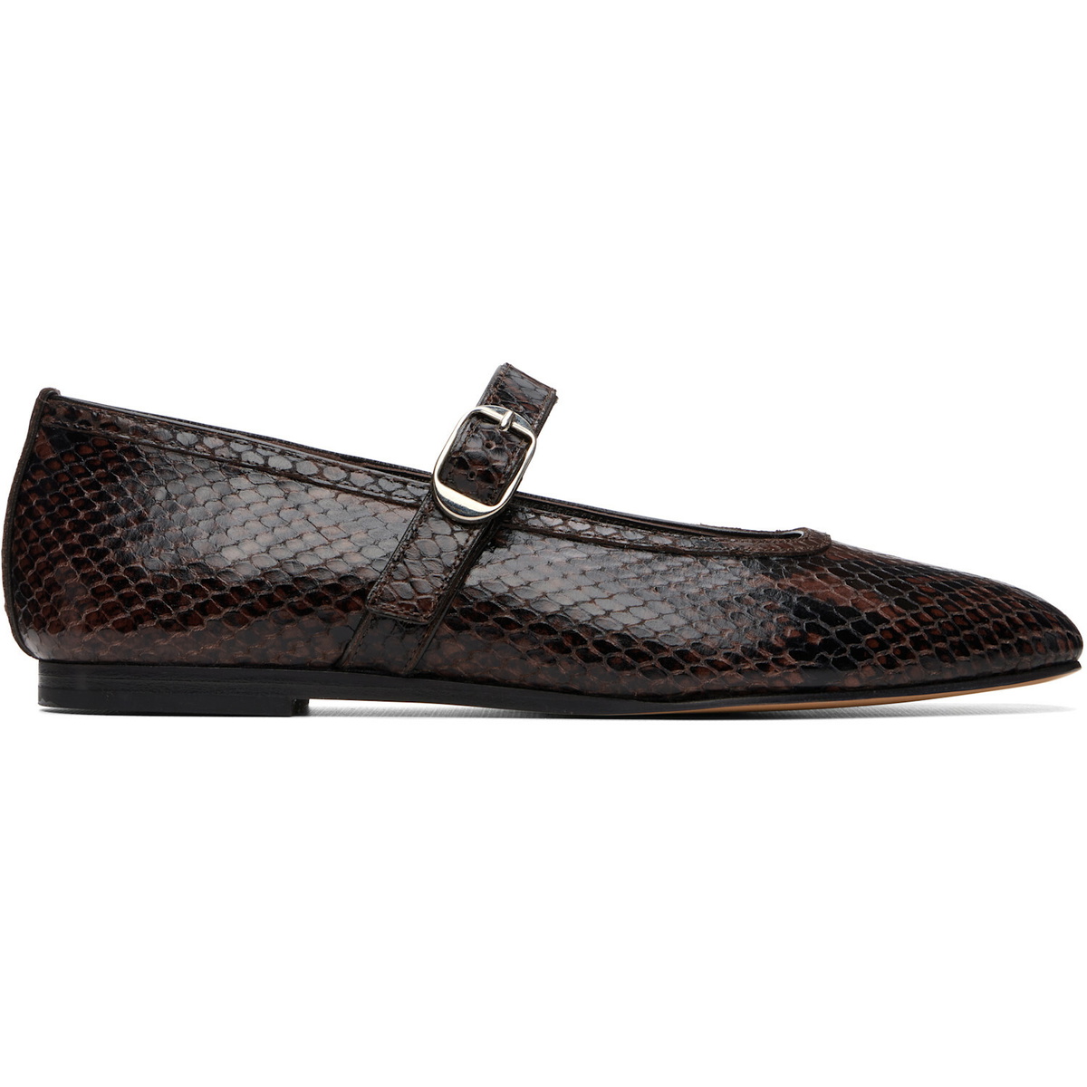 Le Monde Beryl Brown Ballet Mary Jane Ballerina Flats