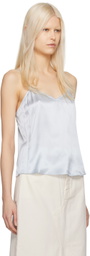 FRAME Blue V-Neck Camisole
