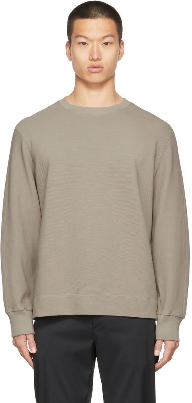 Photo: Theory Rib Knit Meir Crewneck Sweater