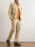 SAIF UD DEEN - Holster Straight-Leg Panelled Cotton-Blend Canvas Cargo Trousers - Neutrals