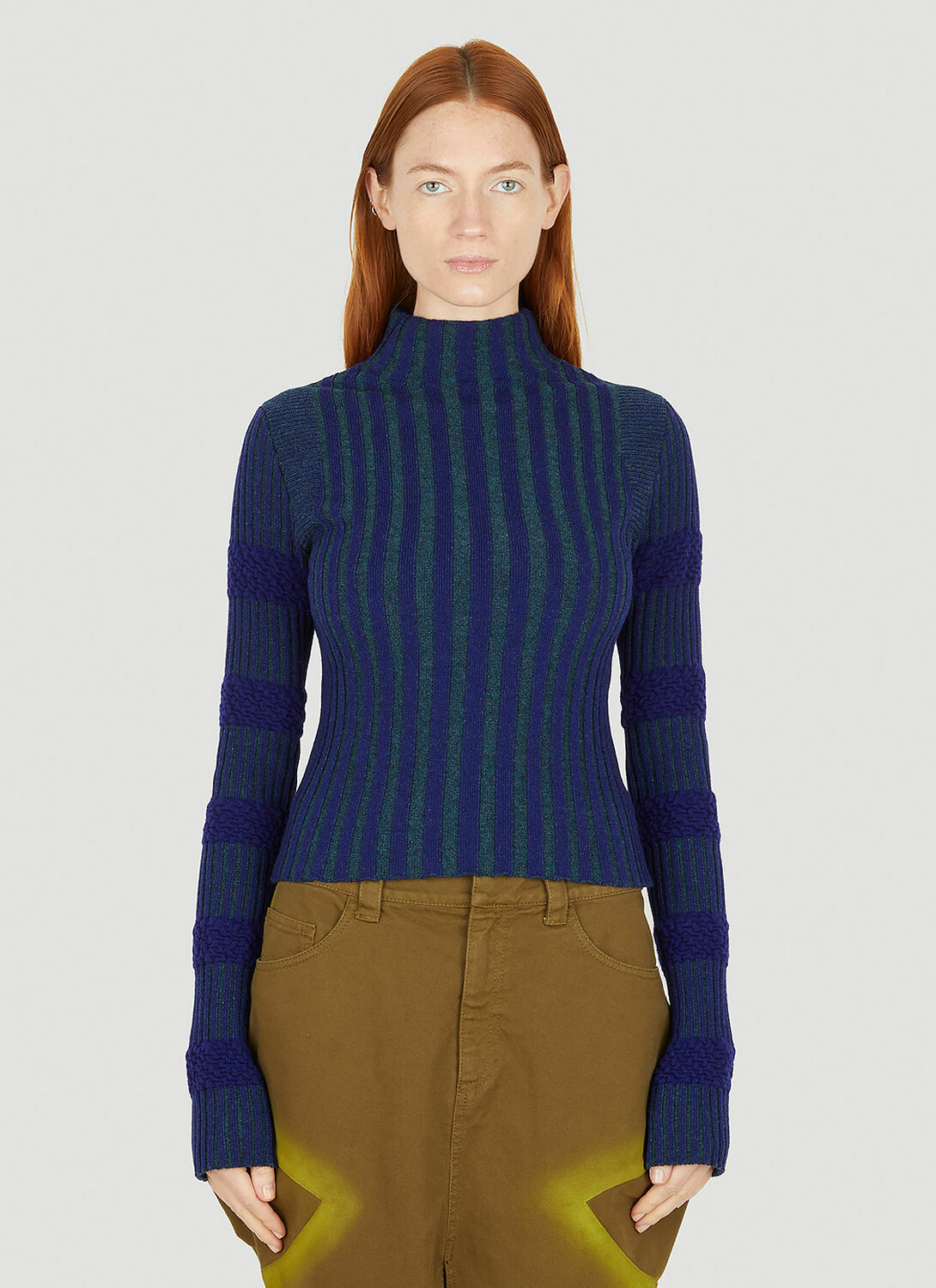 Paula Canovas del Vas Ribbed Knit Sweater