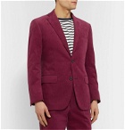 Freemans Sporting Club - Slim-Fit Cotton-Corduroy Suit Jacket - Burgundy