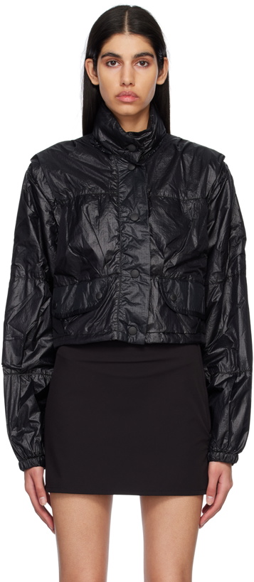 Photo: Our Legacy Black Cropped Exhale Puffa Jacket