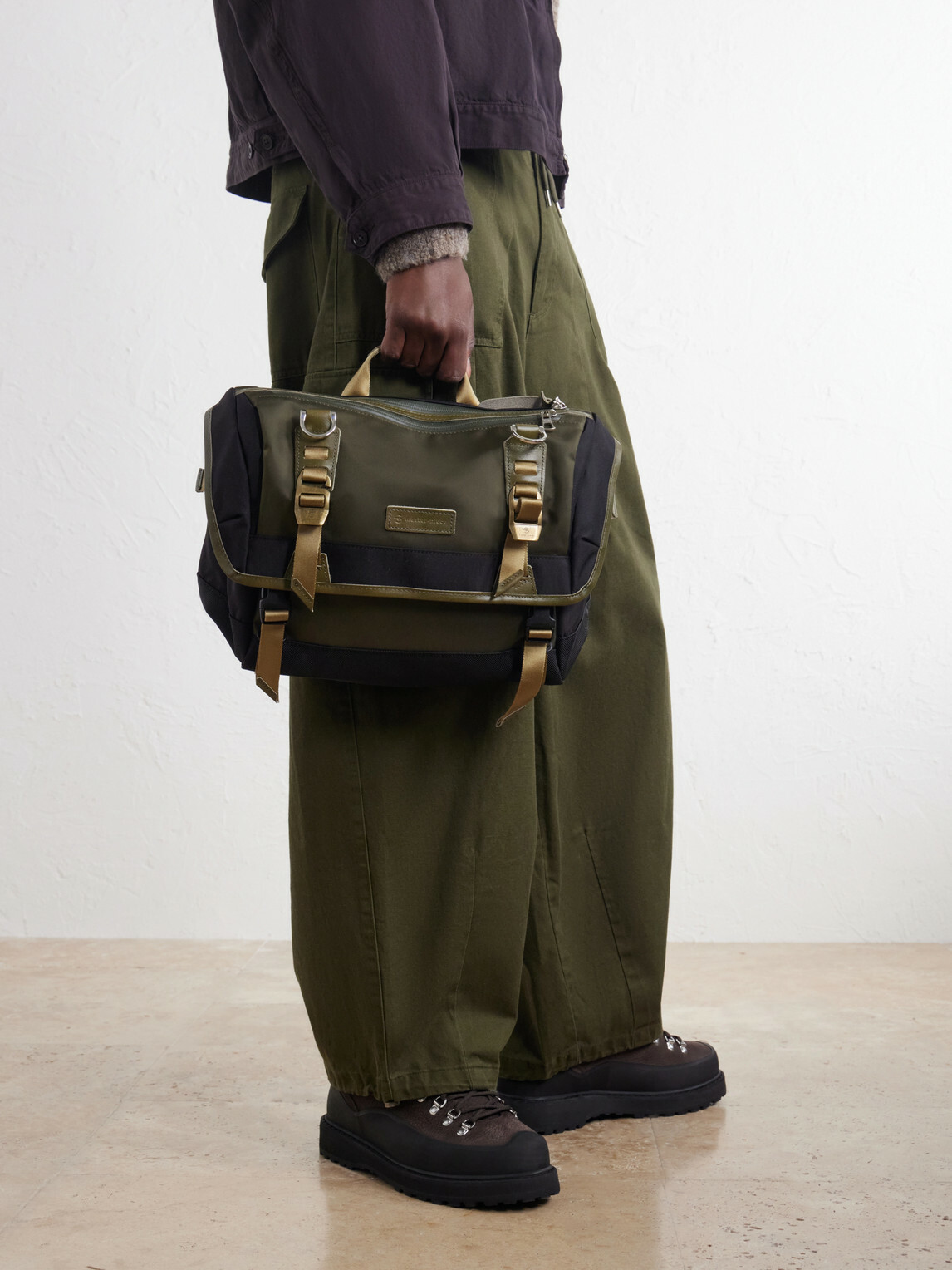 Master-Piece - Potential Leather-Trimmed Shell Messenger Bag