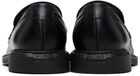 Hugo Black Penny Trim Loafers