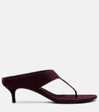 Magda Butrym Suede thong sandals