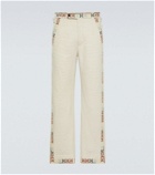 Bode Prisma embroidered cotton pants