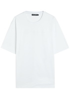 Dolce & Gabbana Logo-embossed Cotton T-shirt White