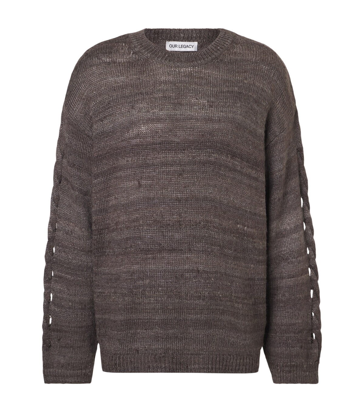 Our Legacy Men's Mohair Cardigan in Dorf Check Hairy Wool Our Legacy