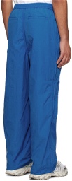 Juun.J Blue Side Zip Trousers