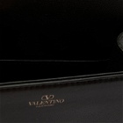 Valentino Men's V Logo Mini Cross Body Bag in Nero