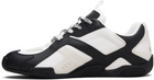 Versace Black & White Galaxia Leather Sneakers