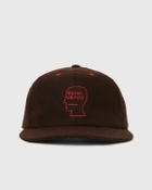 Brain Dead FLANNEL LOGOHEAD 6 PANEL HAT Brown Mens Cap