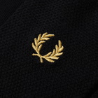 Fred Perry Authentic Men's Tipped Sock in Black/Champagne
