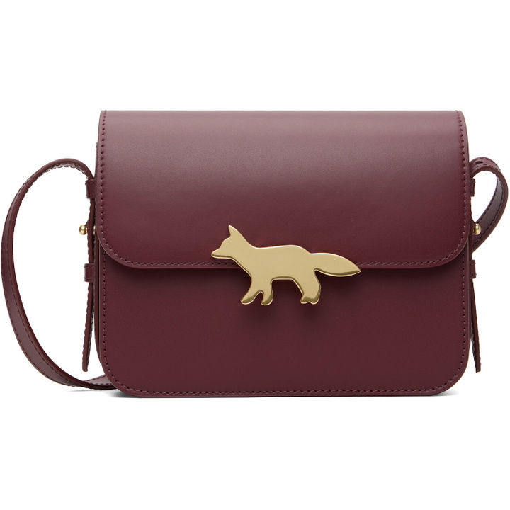 Photo: Maison Kitsuné Burgundy Edie Bag
