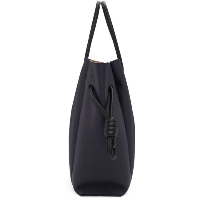LOEWE FLAMENCO KNOT トート Loewe Flamenco Knot Tote Bag in Mocca & Black | FWRD