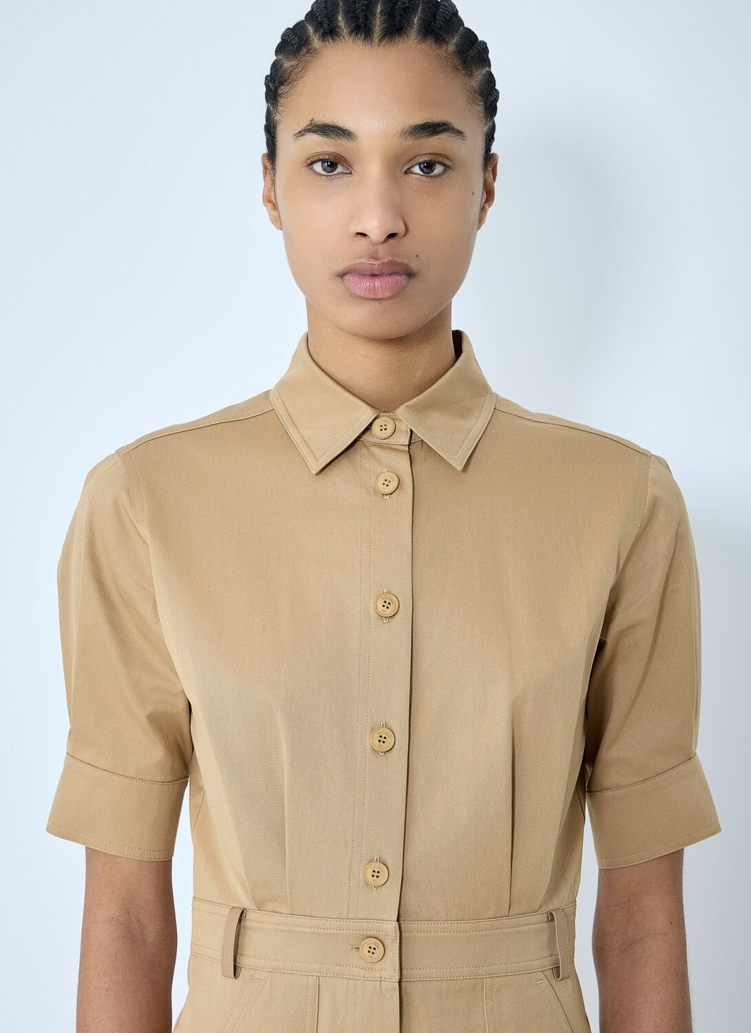 Max Mara Cotton Tailored Jumpsuit