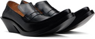 EGONlab Black Spike Loafers