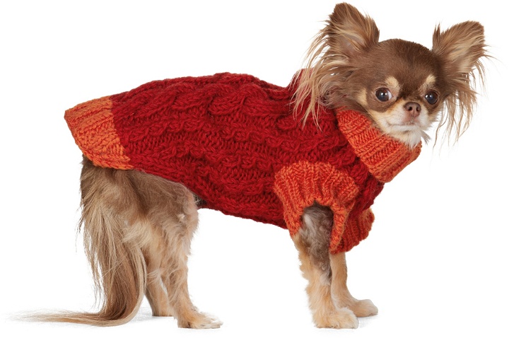 Photo: LISH Red & Orange Small Wilmot Sweater