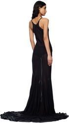 Fancì Club Black Mariana Evening Maxi Dress