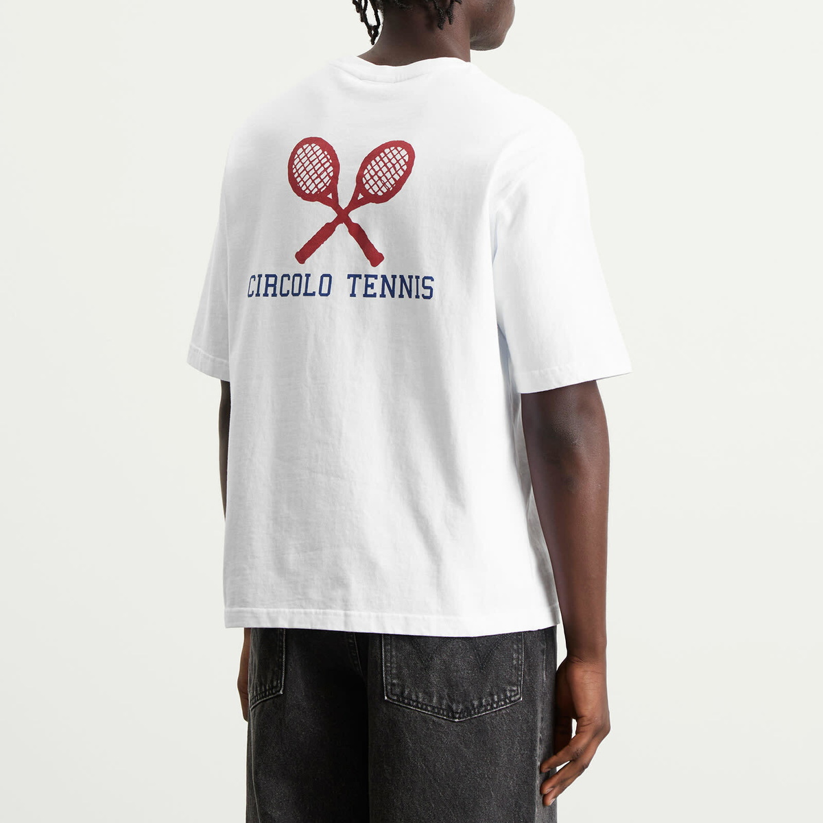 Diadora Men's x Palmes Legcay II T-Shirt in Optical White