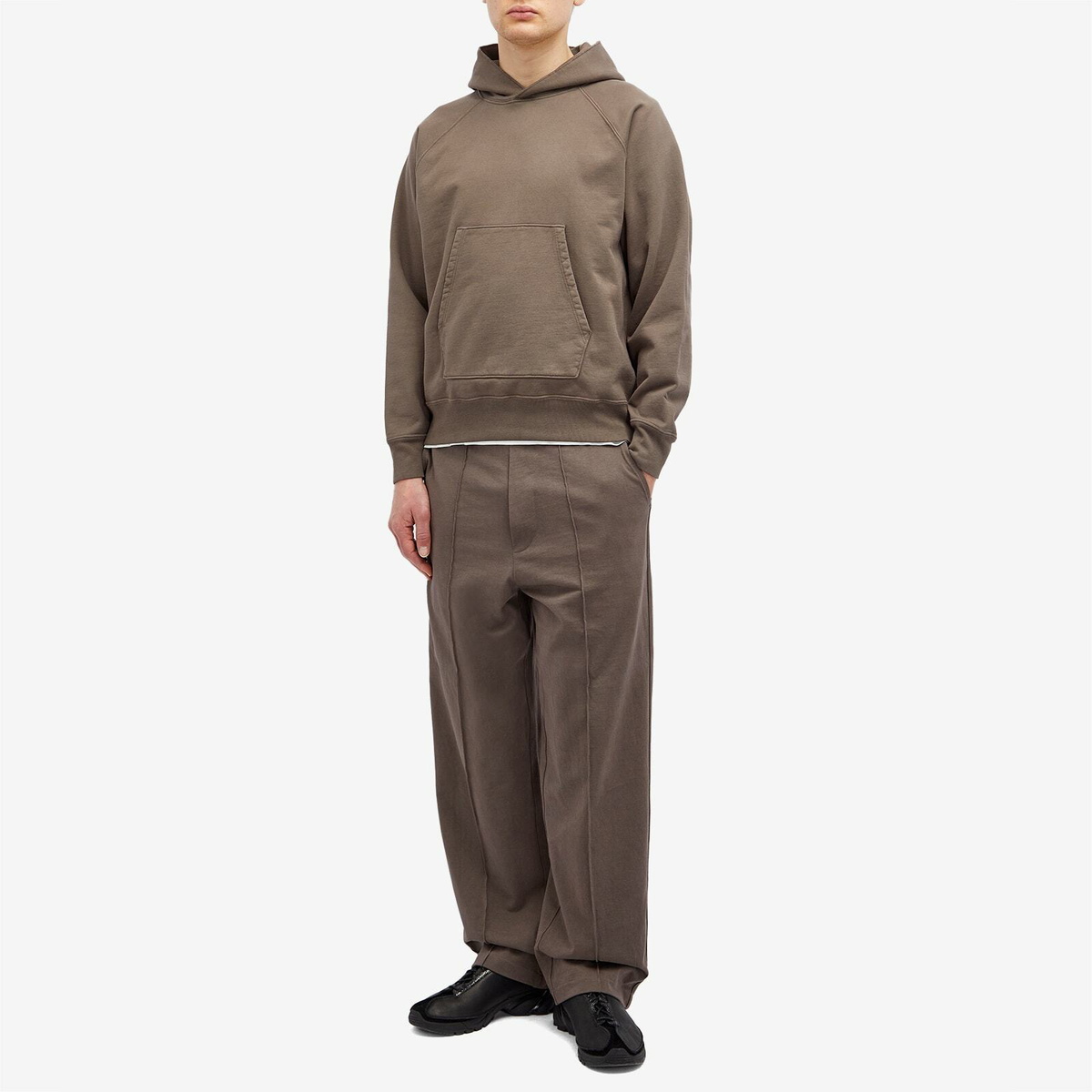 Lady White Co. Men's Super Weighted Hoodie in Deep Cement