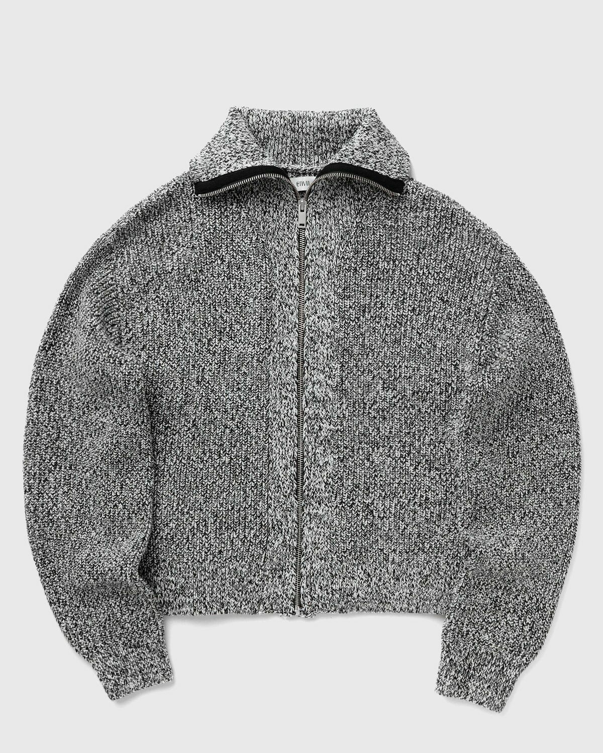 Envii ENWASHINGTON LS CARDIGAN 5190 Black Womens Zippers & Cardigan