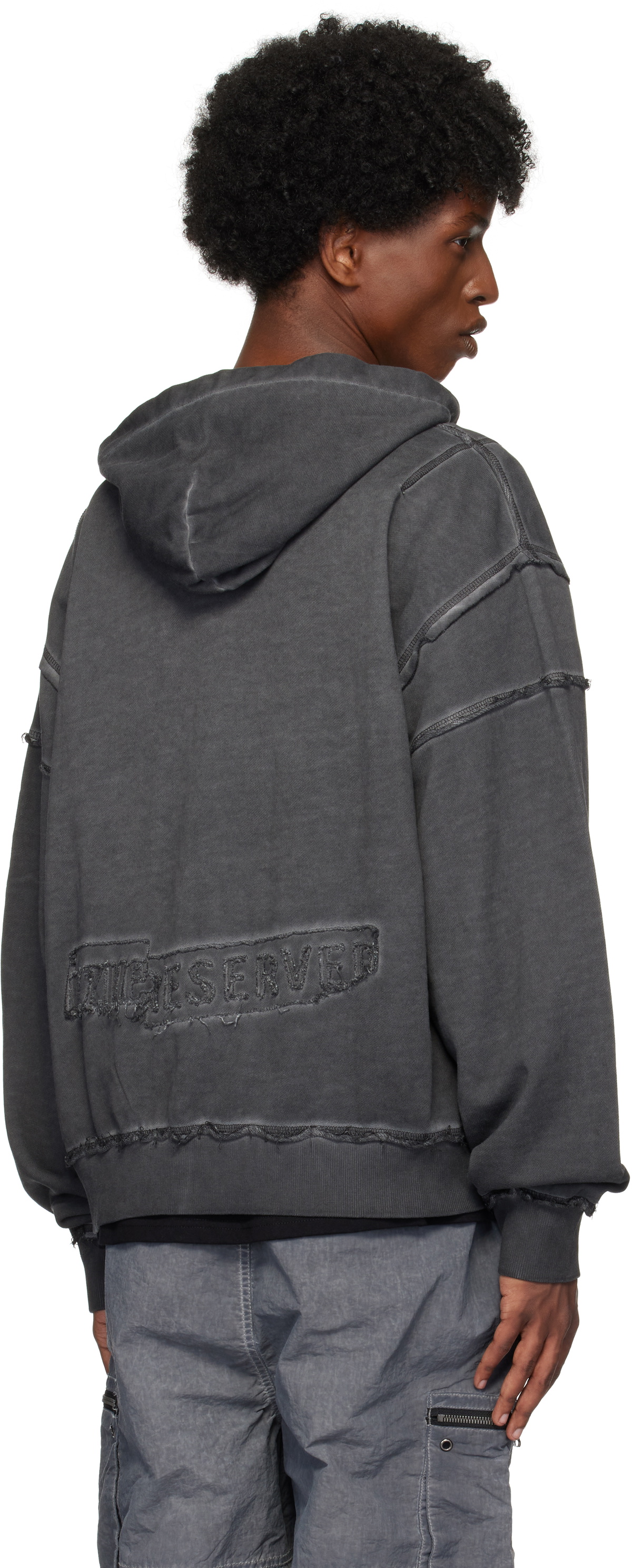 Izzue Gray Zip-Up Hoodie