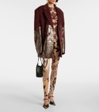 Wolford x Etro Baroque paisley leggings