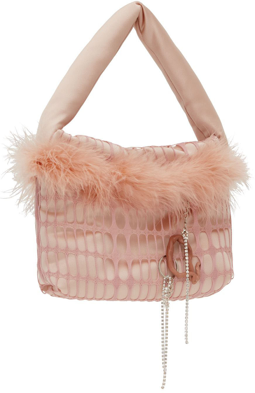 ORIENS Pink Eros Puff Top Handle Bag