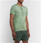 Nike Running - Tech Pack Stretch-Mesh Running T-Shirt - Light green