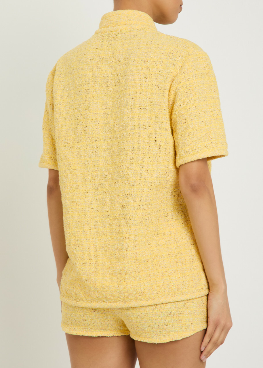 Liberowe Hetty Tweed Shirt Yellow