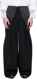 Jean Paul Gaultier Black 'The Bodysuit' Suit Trousers