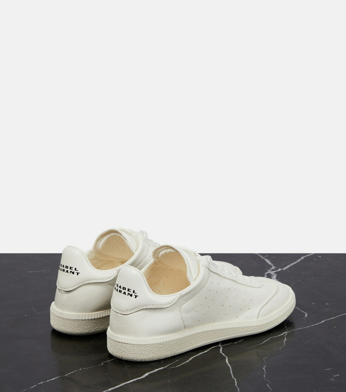Isabel Marant - Bryce leather low-top sneakers