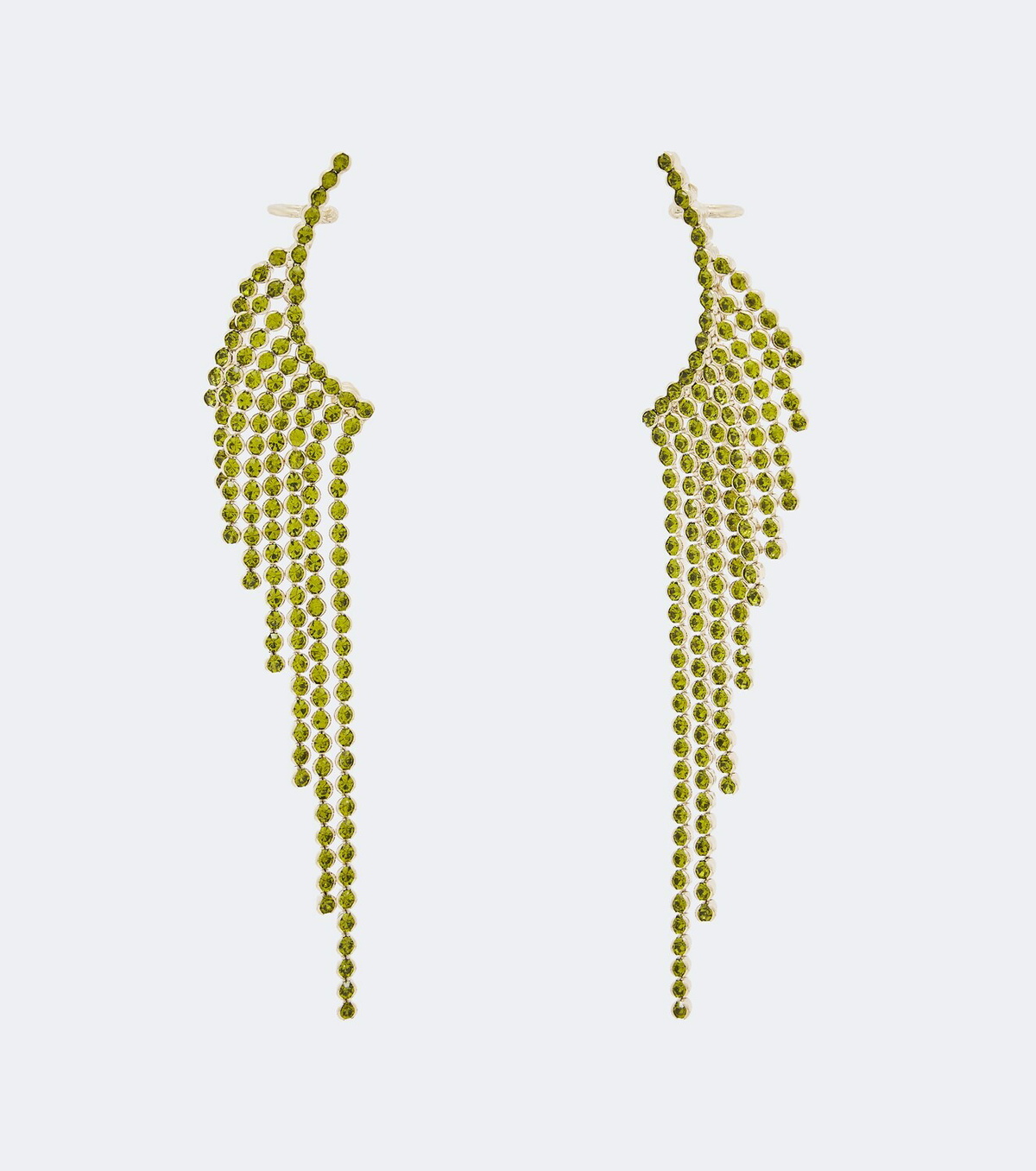 Rabanne Crystal-embellished ear climbers
