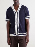 Onia - Camp-Collar Linen Shirt - Blue