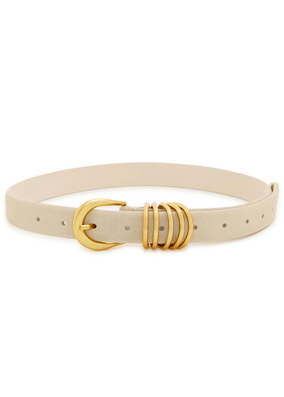 Photo: Dehanche Hollyhock Suede Belt Beige