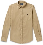 Polo Ralph Lauren - Slim-Fit Button-Down Collar Garment-Dyed Cotton Oxford Shirt - Brown