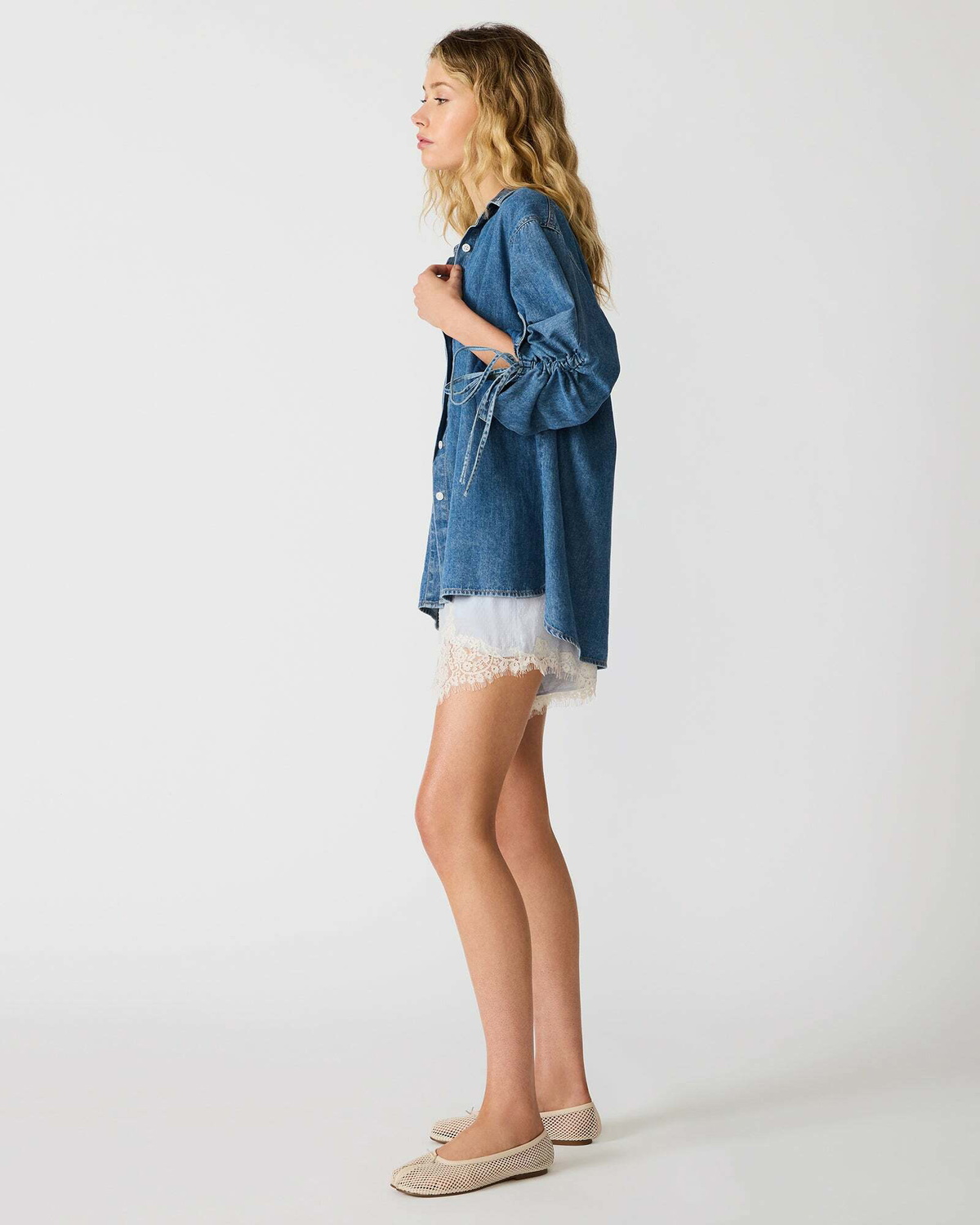 Steve Madden Merrit Top in Denim