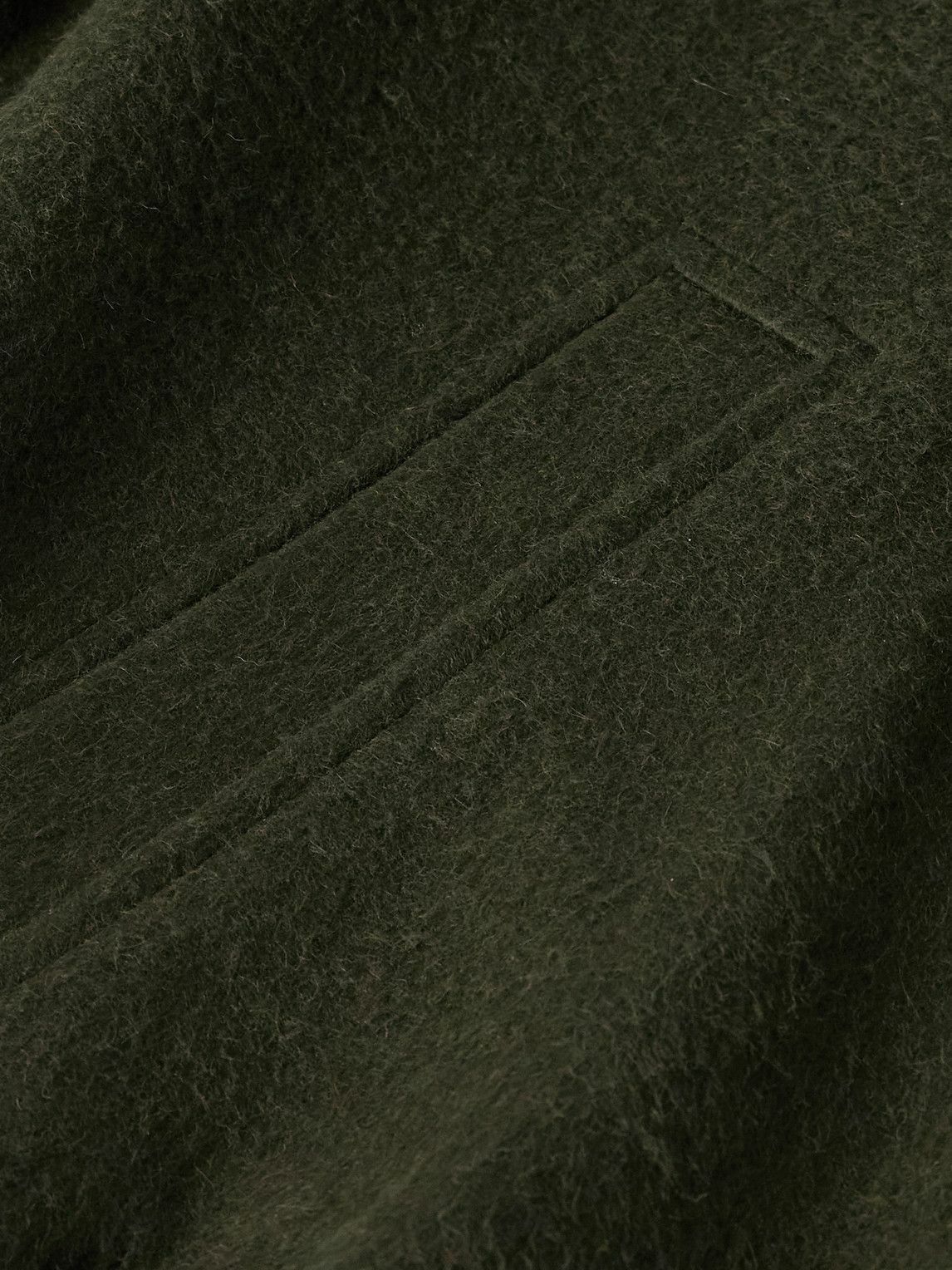 Auralee - Camel Hair Blouson Jacket - Green