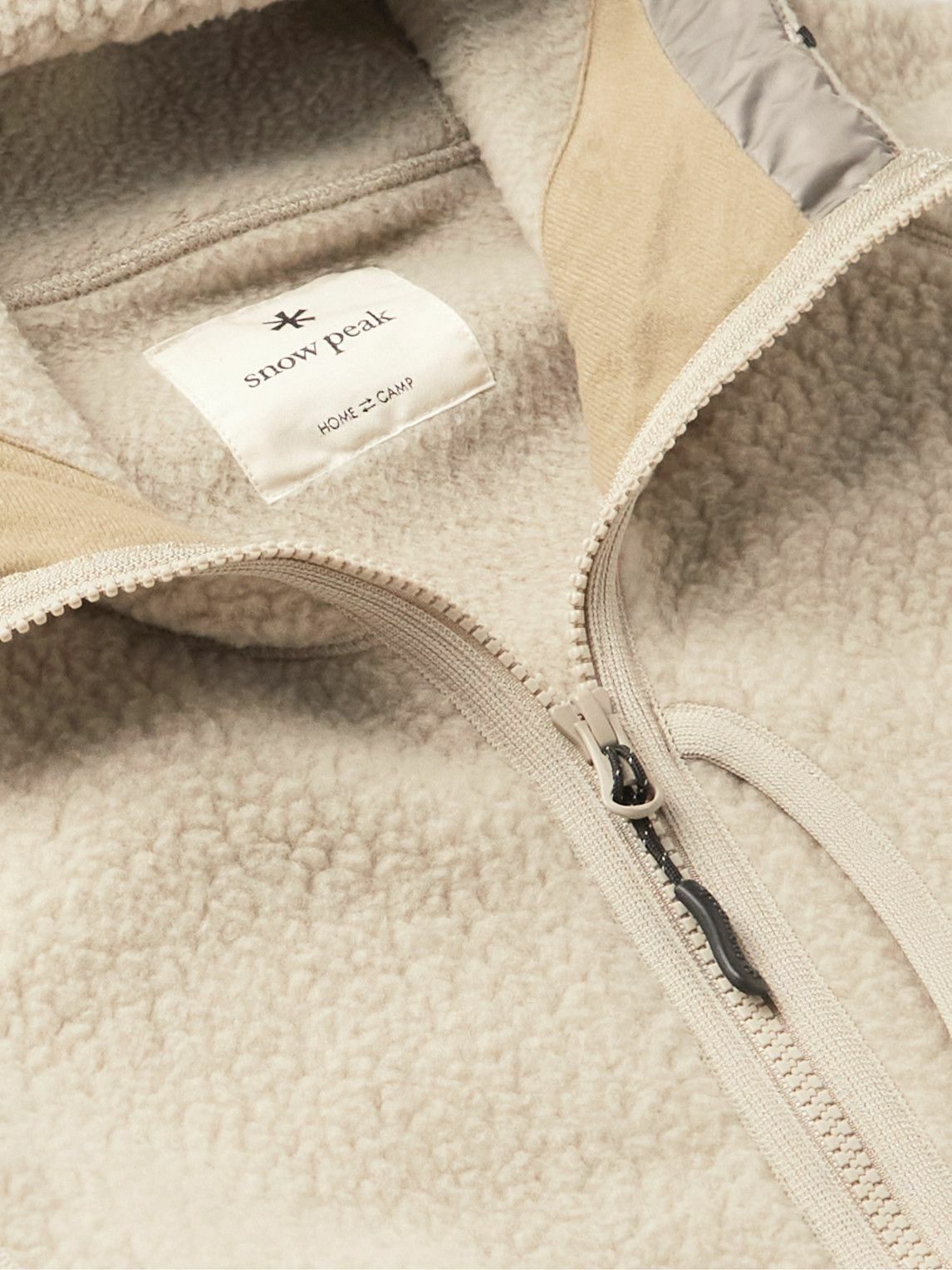 Snow Peak - Polartec® Fleece Hooded Jacket - Neutrals Snow Peak