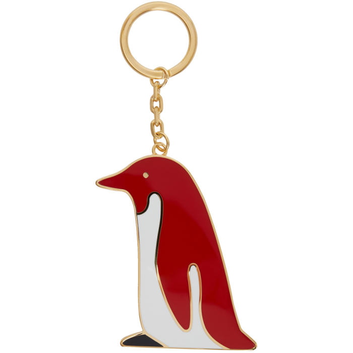 Photo: Thom Browne Red and White Penguin Keychain 