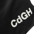 Comme des Garçons Homme Men's Nylon Logo Messenger Bag in Black