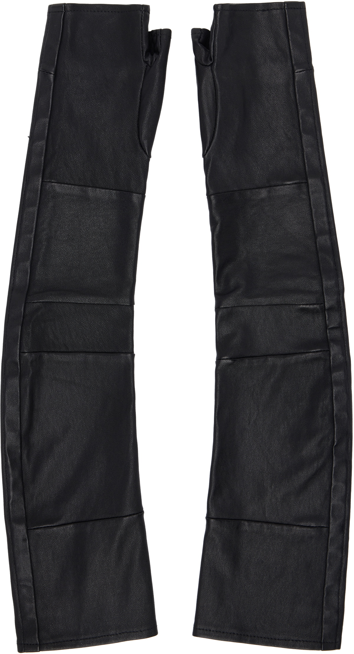 Julius Black Trinity Leather Long Gloves