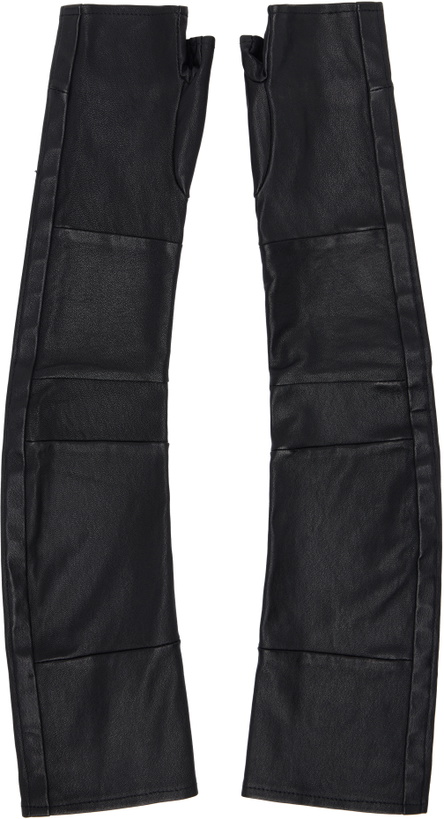 Photo: Julius Black Trinity Leather Long Gloves