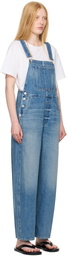 Citizens of Humanity Blue Freya Denim Overalls