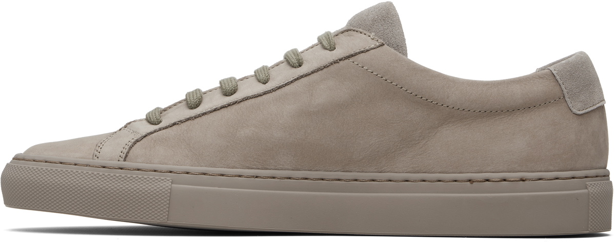 Common Projects Gray Nubuck Achilles Sneakers